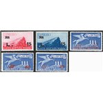 1947/48 - Espressi soprast., serie n° 16/20. Cat. € 150 (**)