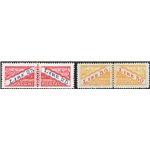 1946 - Pacchi cifra e veduta 25 £ + 50 £, serie n° 31/32. Cat. € 200 (**)