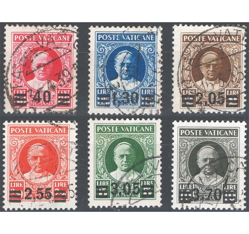 1934 - Provvisoria, serie n° 35/40. Cert.: Biondi. Cat. € 2.000 (U)
