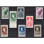 1936 - Stampa Cattolica, serie n° 47/54. Cert.: IC. Cat. € 480 (**)