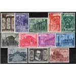 1949 - Basiliche, serie n° 122/31 + Ex 11/12. Cat. € 170 (**)