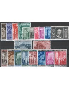 1949 - Annata completa, n° 122/39. Cat. € 179 (**)