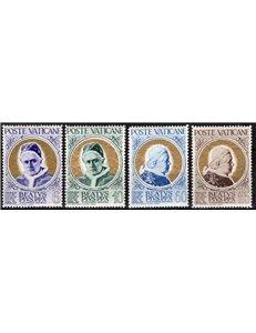 1951 - Papa oro, serie n° 145/48. Cat. € 40 (**)