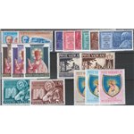 1954 - Annata completa di posta ordinaria, n° 174/91. Cat. € 67 (**)