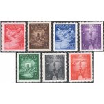 1947 - P.A. Soggetti vari, serie n° 9/15. Cat. € 65 (**) 