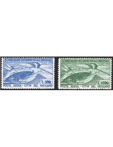 1949 - P.A. U.P.U., serie n° 18/19. Cert.: IC. Cat. € 220 (**)