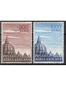 1953 - P.A. Cupoloni, serie n° 22/23. Cat. € 130 (**)