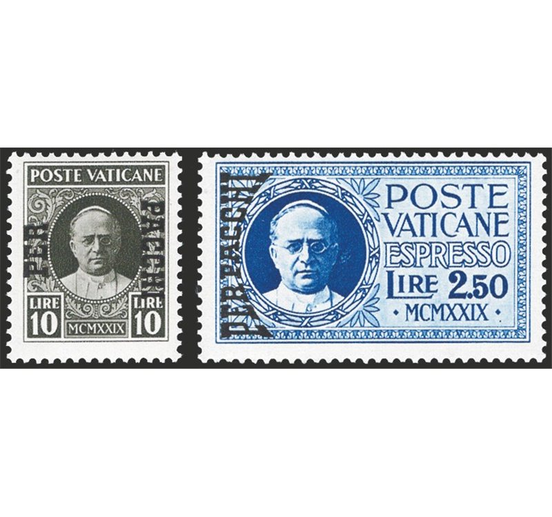 1931 - Pacchi postali Conciliazione, serie n° 1/15. Cat. € 165 (**)
