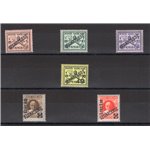 1931 - Segnatasse Conciliazione soprast., serie n° 1/6. Cat. € 225 (**)