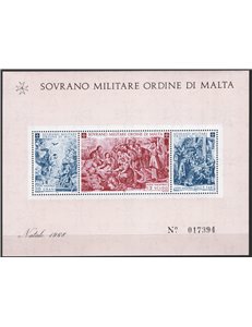 S.M.O.M. - 1968 - BF Natale, n° 1. Cat. € 65 (**)