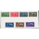 Albania - 1931 - P.A. Linea aerea Roma-Tirana, serie n° 35A/35G. Cat. € 260 (**)