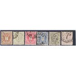 Austria - 1883 - Aquila bicipite dent. 9½, n° 40/45. Cat. € 135 (U)