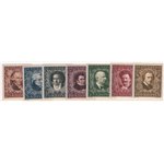 Austria - 1922 - Compositori austriaci dent. 12½, serie n° 290A/296A. Cat. € 110 (**)