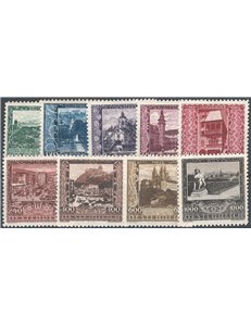 Austria - 1923 - Vedute, serie n° 304/12. Cat. € 130 (**)