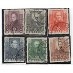 Austria - 1931 - Poeti, serie n° 399/404. Cat. € 225 (U)