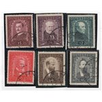 Austria - 1932 - Pittori, serie n° 420/25. Cat. € 335 (U)