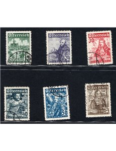 Austria - 1933 - Assedio di Vienna, serie n° 431/36. Cat. € 350 (U)