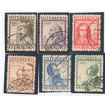Austria - 1934 - Architetti, serie n° 460A/65. Cat. € 165 (U)