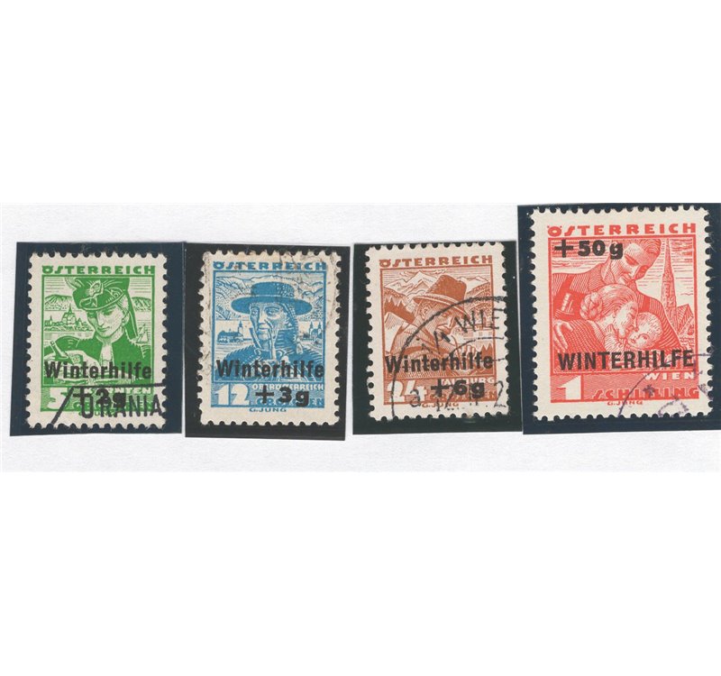 Austria - 1935 - Soccorso invernale, serie n° 467/70. Cat. € 90 (U)