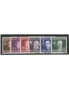 Austria - 1936 - Tenici ed inventori, serie 489/94. Cat. € 60 (U)