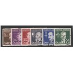 Austria - 1936 - Tenici ed inventori, serie 489/94. Cat. € 60 (U)
