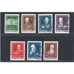 Austria - 1948 - Artisti, serie n° 732/38. Cat. € 58 (U)