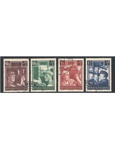 Austria - 1951 - Opere di ricostruzione, n° 794/97. Cat. € 90 (U)