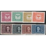 Austria - 1922/24 - P.A. Soggetti allegorici, serie n° 4/11. Cat. € 50 (**)