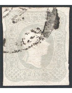 Austria - 1861 - Francobolli per giornali Francesco Giuseppe volto a destra (1,05 k) grigio chiaro, n° 7. Firm.: Chia - Raybaudi
