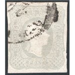 Austria - 1861 - Francobolli per giornali Francesco Giuseppe volto a destra (1,05 k) grigio chiaro, n° 7. Firm.: Chia - Raybaudi