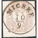Austria - 1863 - Francobolli per giornali stemma (1,05 k) bruno grigio, n° 8. Cat. € 140 (U)
