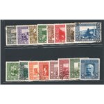 Austria - Occup. Austriache - Bosnia Herzegovina - 1910 - 80° Genetliaco di Francesco Giuseppe I, serie n° 45/60. Cat. € 110 (U)