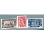 Austria - Occup. Austriache - Bosnia Herzegovina - 1917 - 3° Anniv. dell'Arciduca Francesco Ferdinando, serie n° 117/19 non dent
