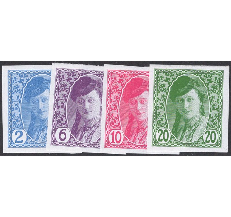 Austria - Occup. Austriache - Bosnia Herzegovina - Giornali - 1913 - Donna in costume, serie n° 1/4. Cat. € 65 (**)