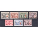 Belgio - 1934 - Pro Opere Antitubercolari, serie n° 354/400. Cert.: IC. Cat. € 540 (**)