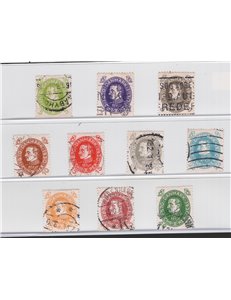 Danimarca - 1930 - 60° Compleanno di Re Cristiano X, serie n° 197/206. Cat. € 45 (U)