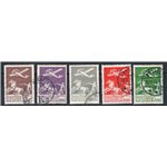 Danimarca - 1925/30 - P.A. Aereo in volo su slitta, serie n° 1/5. Cert.: IC. Cat. € 525 (U)
