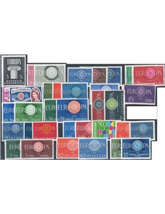 Europa Cept - 1960 - Annata completa. Cat. € 223 (**)