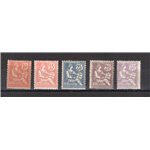 Francia - 1902 - Allegorie, serie n° 124/28. Cat. € 1.825 (*/**)