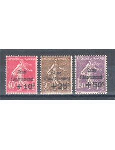 Francia - 1930 - Cassa d'ammortamento, serie n° 266/68. Cat. € 420 (**)