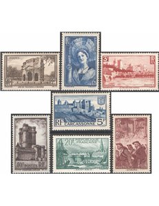 Francia - 1938 - Soggetti diversi, serie n° 388/94. Cat. € 165 (**)