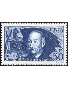 Francia - 1938 - Clement Ader, n° 398. Cert.: Biondi. Cat. € 180 (**)