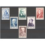 Francia - 1953 - Illustri, serie n° 945/50. Cat. € 65 (**)