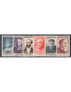 Francia - 1954 - Illustri, serie n° 989/94. Cat. € 180 (U)