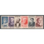 Francia - 1954 - Illustri, serie n° 989/94. Cat. € 180 (U)