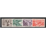 Francia - 1949 - P.A. Vedute aeree, serie n° 24/27. Cat. € 110 (**)