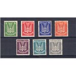 Germania Reich - 1924 - P.A. Aquila stilizzata, serie n° 20/26. Cat. € 1.550 (**)