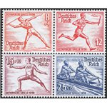 Germania Reich - 1936 - Olimpiadi di Berlino in due blocchi di 4 proveniente da foglietto, serie n° 565/72 (**)