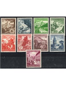 Germania Reich - 1938 - Soccorso Invernale, serie n° 616/24. Cat. € 100 (**)