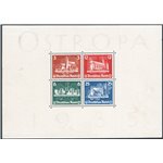 Germania Reich - 1935 - BF Esposizione Filatelica “Ostropa” il foglio senza gomma come da nota del catalogo, n° 3. Cert.: AD. Ca